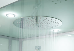Maya Bath Platinum Anzio-L Steam Shower & Lucca Steam Shower – Compact Glass Enclosure with Smart TV & Full Body Massage