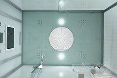 Maya Bath Platinum Anzio-L Steam Shower & Lucca Steam Shower – Compact Glass Enclosure with Smart TV & Full Body Massage