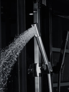 Maya Bath Platinum Arezzo-L Steam Shower – Luxury Whirlpool Spa with Smart TV & Massage Jets