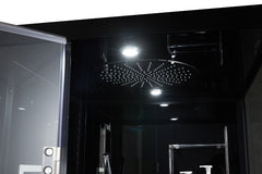 Maya Bath Platinum Arezzo-L Steam Shower – Luxury Whirlpool Spa with Smart TV & Massage Jets