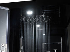 MAYA Bath Arezzo Steam Shower – 37" Compact Luxury Spa with TV, Bluetooth &amp; 5KW Steam | Black or White