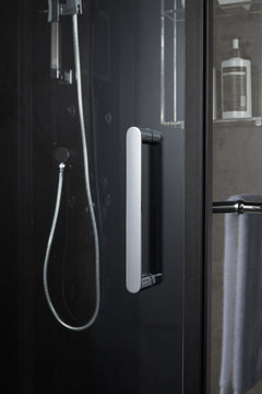 Maya Bath Platinum Arezzo-L Steam Shower – Luxury Whirlpool Spa with Smart TV & Massage Jets