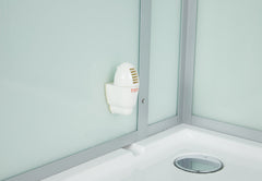 Maya Bath Platinum Arezzo-L Steam Shower – Luxury Whirlpool Spa with Smart TV & Massage Jets