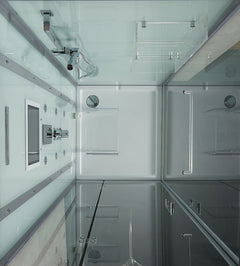 Maya Bath Platinum Arezzo-L Steam Shower – Luxury Whirlpool Spa with Smart TV & Massage Jets