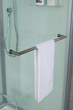 Maya Bath Platinum Arezzo-L Steam Shower – Luxury Whirlpool Spa with Smart TV & Massage Jets