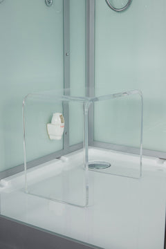 Maya Bath Platinum Arezzo-L Steam Shower – Luxury Whirlpool Spa with Smart TV & Massage Jets