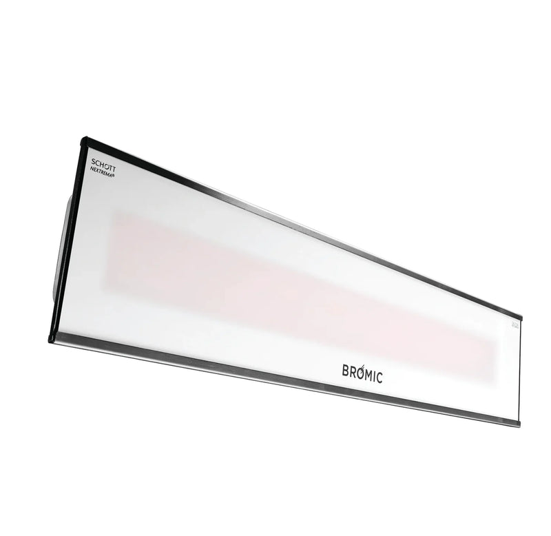 Bromic Heating 50-Inch 3400W 11,600 BTU Platinum Smart-Heat Series II 240V Electric Patio Heater - White - BH0320008