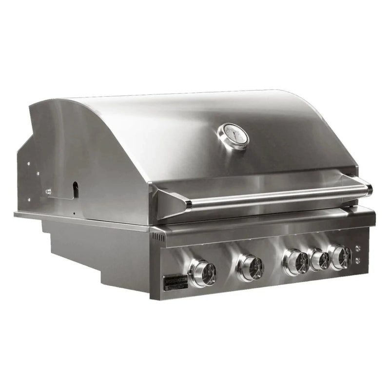 Broilmaster B-Series 32-Inch 4-Burner Marine Grade Premium Grill in Stainless Steel BSB324MG