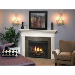Empire 34" Van Buren Deluxe B-Vent Gas Fireplace with Contour Burner and Log Set BVD34FP30FN