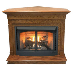 Buck Stove Builder Series Vent-Free Gas Firebox with Oak Logs Indoor NV Series