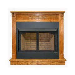 Buck Stove Builder Series Vent-Free Gas Firebox with Oak Logs Indoor NV Series