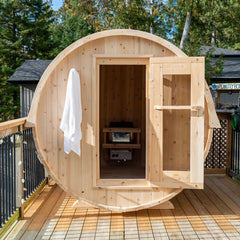 Dundalk LeisureCraft CT Harmony Barrel Sauna - Electric Heater CTC22E