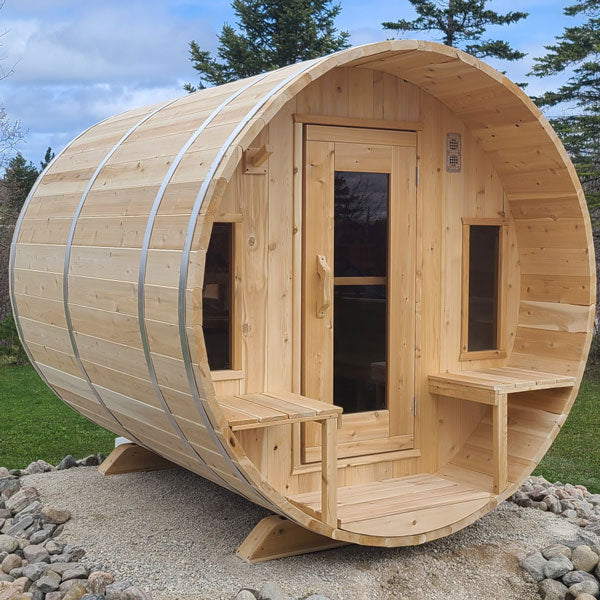 Dundalk LeisureCraft CT Tranquility Barrel Sauna - Electric Heater CTC2345E