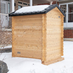 Dundalk LeisureCraft CT Granby 3 Person Outdoor Sauna Electric only CTC66WE