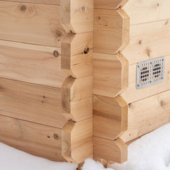 Dundalk LeisureCraft CT Granby 3 Person Outdoor Sauna Electric only CTC66WE