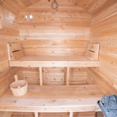 Dundalk LeisureCraft CT Granby 3 Person Outdoor Sauna Electric only CTC66WE