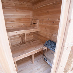 Dundalk LeisureCraft CT Granby 3 Person Outdoor Sauna Electric only CTC66WE