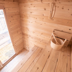 Dundalk LeisureCraft CT Granby 3 Person Outdoor Sauna Electric only CTC66WE