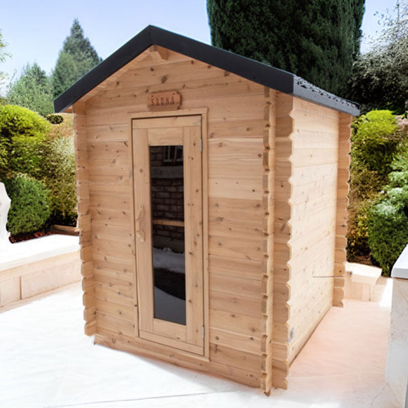 Dundalk LeisureCraft CT Granby 3 Person Outdoor Sauna Electric only CTC66WE