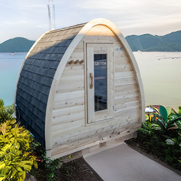 Dundalk LeisureCraft CT MiniPOD Sauna - Wood-burning Heater CTC77MW