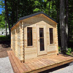 Dundalk LeisureCraft CT Georgian Cabin Sauna with Changeroom Electric Heater CTC88CE