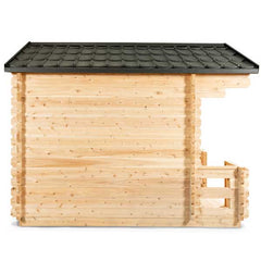 Dundalk LeisureCraft CT Georgian Cabin Sauna with Porch Electric Heater CTC88PE