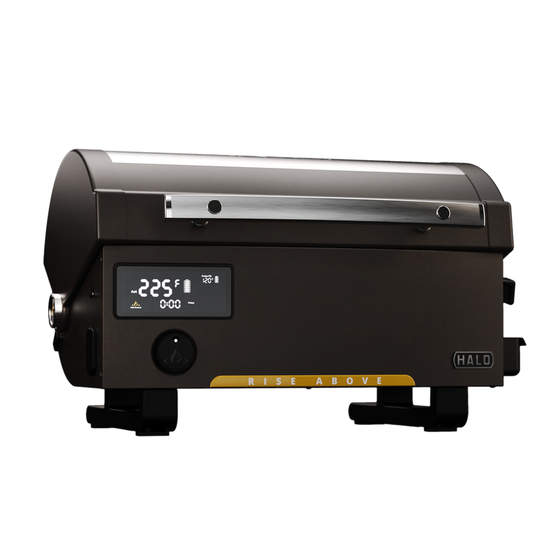 HALO Prime300 Battery Powered Countertop Pellet Grill with 300 sq in Cooking Area HS-1005-ANA