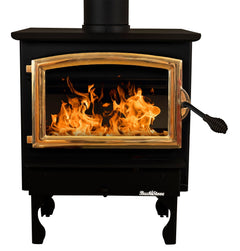 Buck Stove Model FP 91 91-Inch Catalytic Wood Burning Stove with Door Indoor