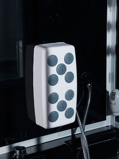 Maya Bath Platinum Catania-L Steam Shower & Catania Steam Shower – Luxury Corner Whirlpool Spa with Entertainment Features