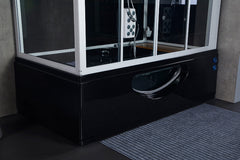 Maya Bath Platinum Catania-L Steam Shower & Catania Steam Shower – Luxury Corner Whirlpool Spa with Entertainment Features