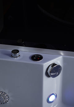 Maya Bath Platinum Catania-R Steam Shower & Catania Steam Shower – Luxury Corner Whirlpool & Entertainment Spa