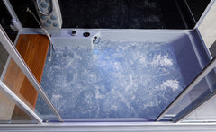 Maya Bath Platinum Catania-L Steam Shower & Catania Steam Shower – Luxury Corner Whirlpool Spa with Entertainment Features