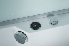 Maya Bath Platinum Catania-L Steam Shower & Catania Steam Shower – Luxury Corner Whirlpool Spa with Entertainment Features