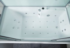 Maya Bath Platinum Catania-L Steam Shower & Catania Steam Shower – Luxury Corner Whirlpool Spa with Entertainment Features