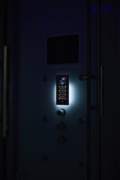 Maya Bath Platinum Catania-R Steam Shower & Catania Steam Shower – Luxury Corner Whirlpool & Entertainment Spa