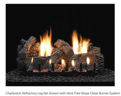 Empire Vent-Free Slope Glaze Gas Burner Only with Manual Valve VFSM18NAT