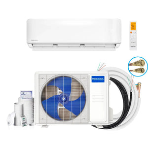 MRCOOL DIY 5th Gen E-Star 12k BTU Ductless Mini Split AC & Heat Pump Complete System with 25 ft Line set 115V – DIY-12-HP-WM-115D25-O