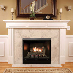 Empire 36" Madison Clean-Face Deluxe Direct Vent Gas Fireplace with Log Set and Barrier DVCD36FP30P