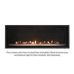 Empire 46" Loft Direct Vent Linear Gas Fireplace with Crushed Glass DVL46BP30P