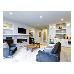 Empire 46" Loft Direct Vent Linear Gas Fireplace with Crushed Glass DVL46BP30P