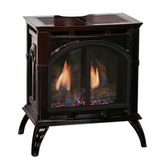 Empire 28" Spirit Cast Iron Direct Vent Gas Stove with Slope Glaze Burner and Log Set DVP30CC30BP