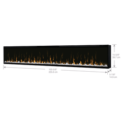 Dimplex 100 Inch IgniteXL Linear Electric Fireplace X-XLF100