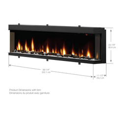 Dimplex 100 Inch Ignite Bold Built-In Linear Electric Fireplace X-XLF10017-XD