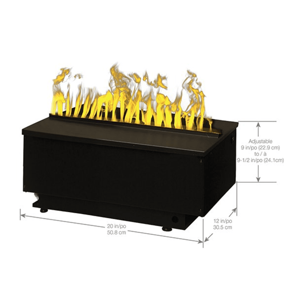 Dimplex 20 Inch Opti-Myst Pro 500 Water Vapor Electric Fireplace Cassette X-CDFI500-PRO