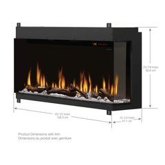 Dimplex 50 Inch Ignite Bold Built-In Linear Electric Fireplace X-XLF5017-XD