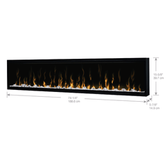 Dimplex 74 Inch IgniteXL Linear Electric Fireplace X-XLF74