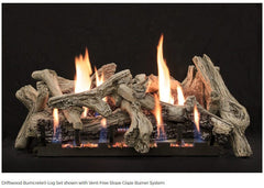 Empire Vent-Free Slope Glaze Gas Burner Only with Manual Valve VFSM18NAT