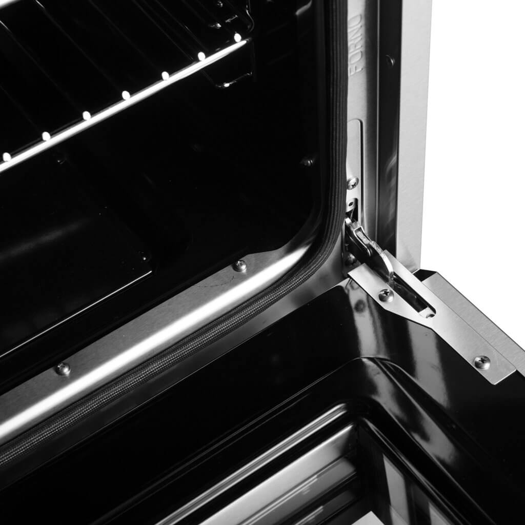 FORNO Marco 30 Inch Dual Fuel Range Stainless Steel, 4 Sealed Burners – 37,000 BTU, 4.32 cu.ft. True Convection Oven FFSGS6197-30