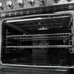 FORNO Espresso Paolo 30 Inch 4.38 cu. ft. Freestanding Electric Range in Stainless Steel, FFSEL6011-30