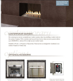 Empire 24-Inch Carol Rose Outdoor Loft Stainless Steel Gas Burner with Remote OLI24P